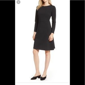 J Crew 365 Knit Fit N’ Flare Black Dress Sz 2X